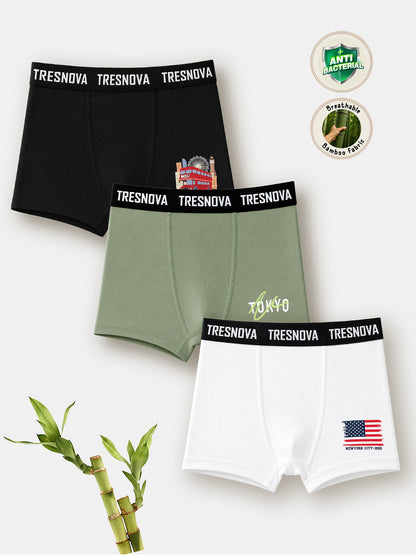 Super Soft Bamboo Boxer Pack of 3