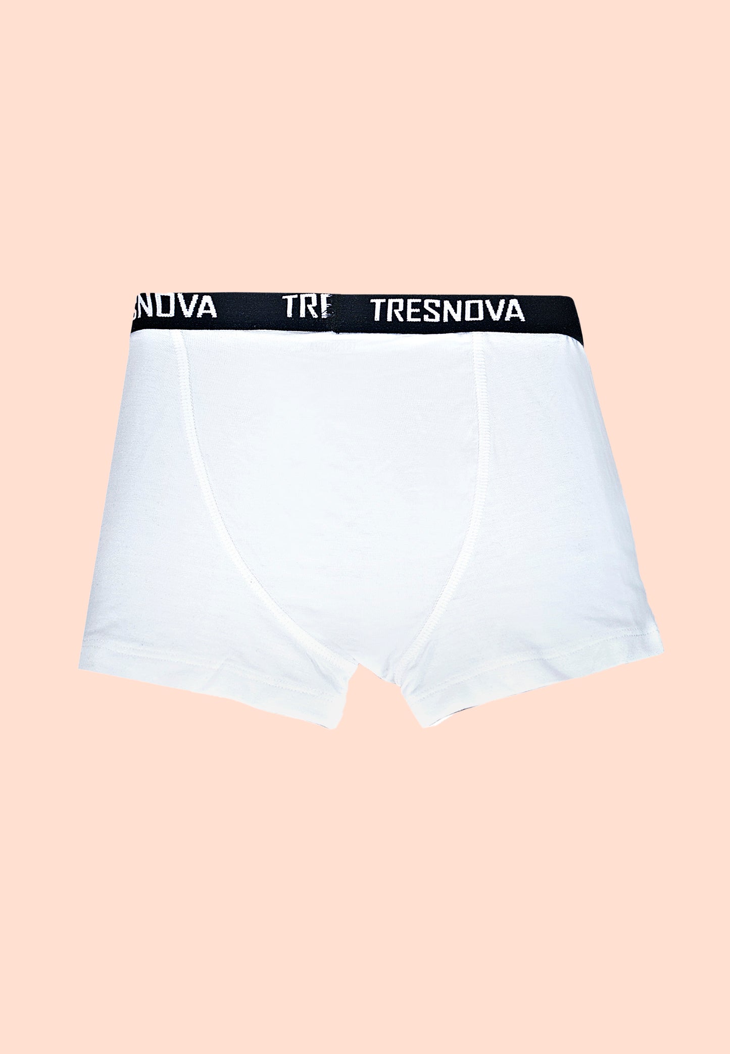 TRESNOVA Cotton Anti-microbial Finish & Smart Waistband Technology USA flag Printed Soft Boxer Briefs Pack of 3 -Navy, Orange White
