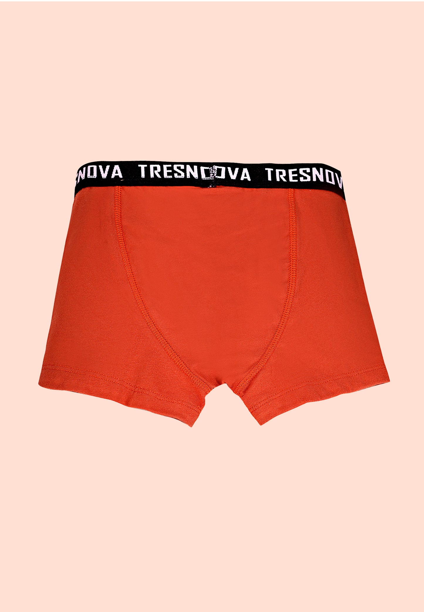 TRESNOVA Cotton Anti-microbial Finish & Smart Waistband Technology Dinosaur Printed Soft Boxer Briefs Pack of 3 -Green, Orange, Yellow