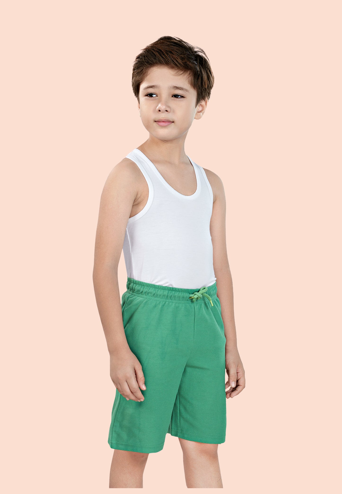 TRESNOVA Cotton Anti-Microbial & Smart Waistband Technology Leaf Printed  Soft Shorts Pack of 2- Navy & Green