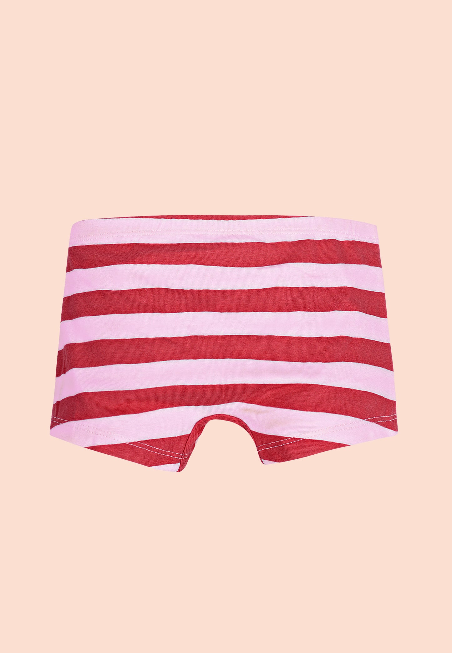 TRESNOVA Cotton Lycra Anti-microbial Finish & Smart Waistband Technology Heart Printed Soft Boxer PantiesPack of 3 - White, Red, Navy