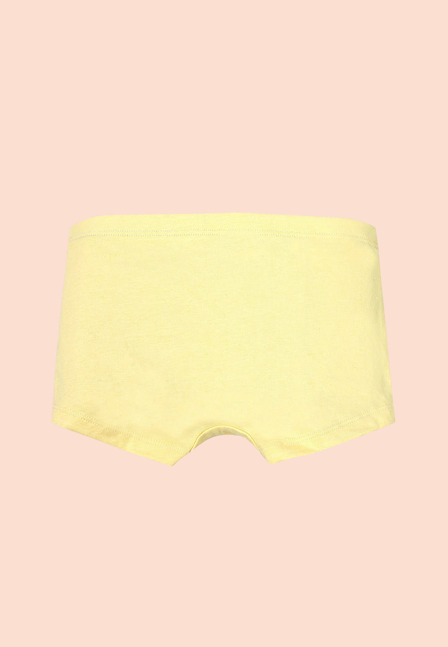 TRESNOVA Cotton Lycra Anti-microbial Finish & Smart Waistband Technology Fruits Printed Soft Boxer PantiesPack of 3 - White,Pink , Yellow