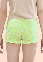 Soft Cotton Boxer Panties for Girls ( Pack of 3) |  Anti-Bacterial Chemical Free Kids Underwear | Ages 2-16Y