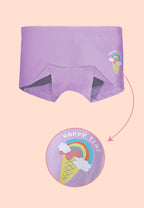 Soft Cotton Boxer Panties for Girls ( Pack of 3) |  Anti-Bacterial Chemical Free Kids Underwear | Ages 2-16Y