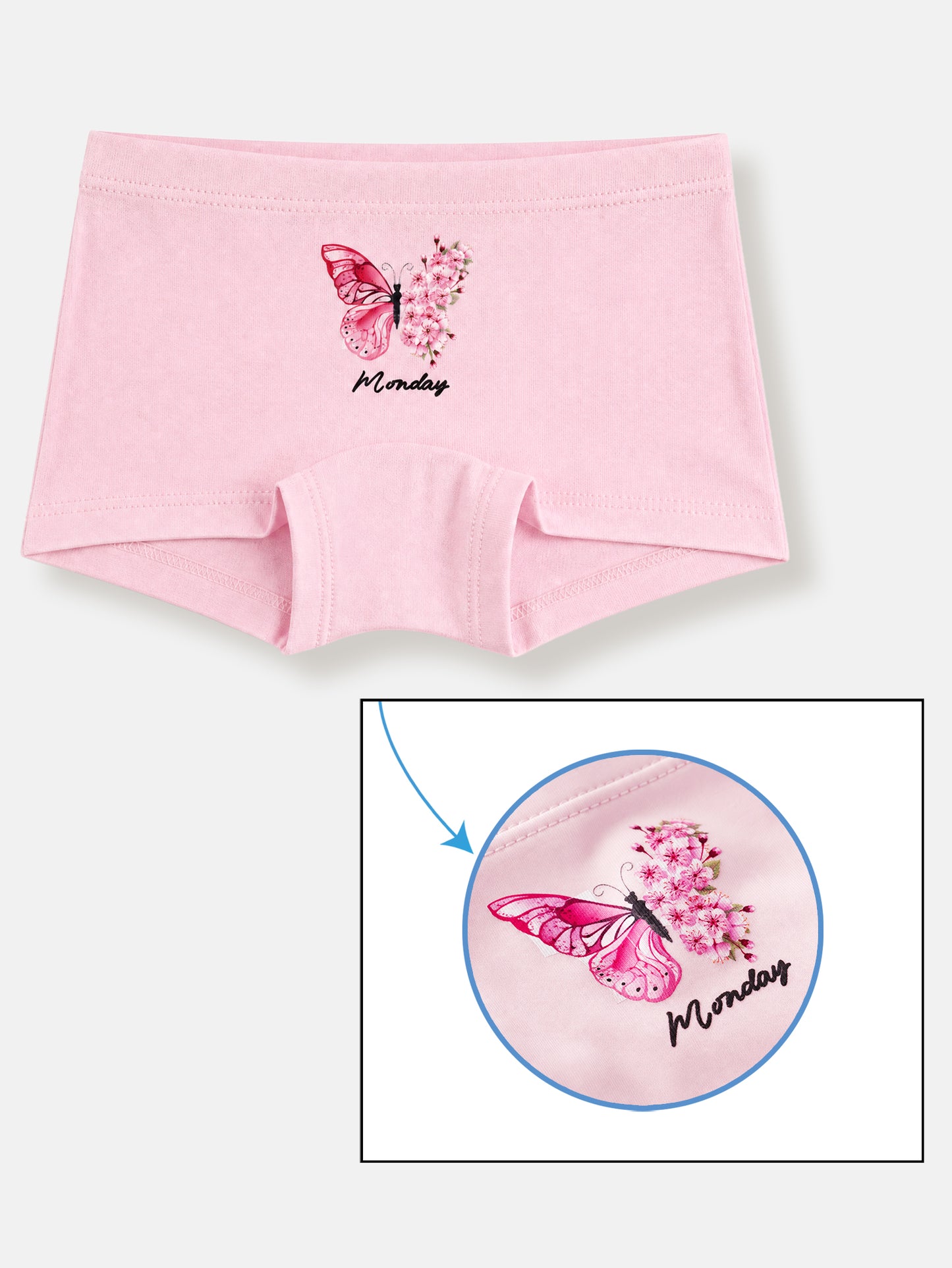 Pure Cotton Days of the Week Boxer Panties- Pack of 7