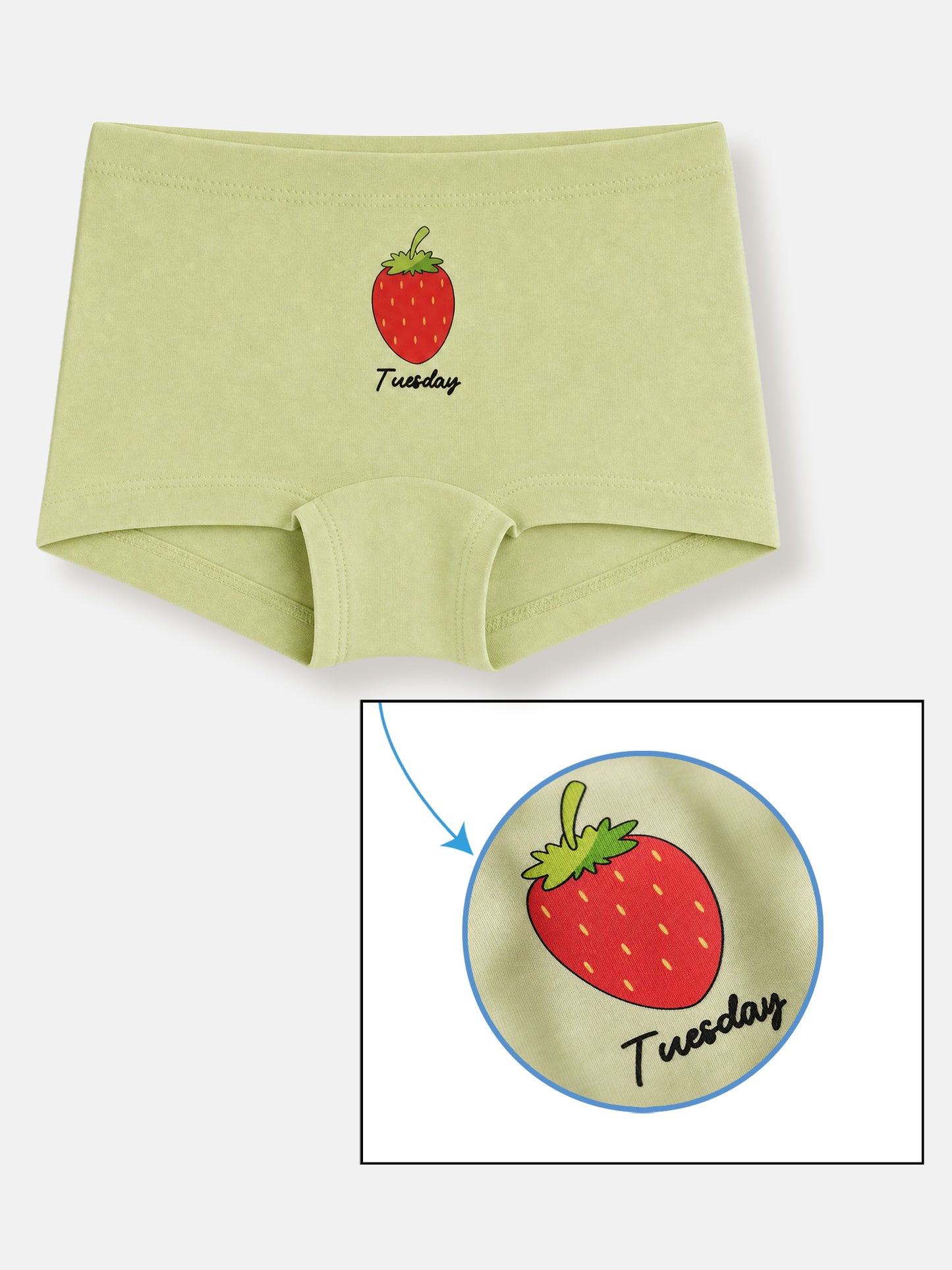 Pure Cotton Days of the Week Boxer Panties- Pack of 7