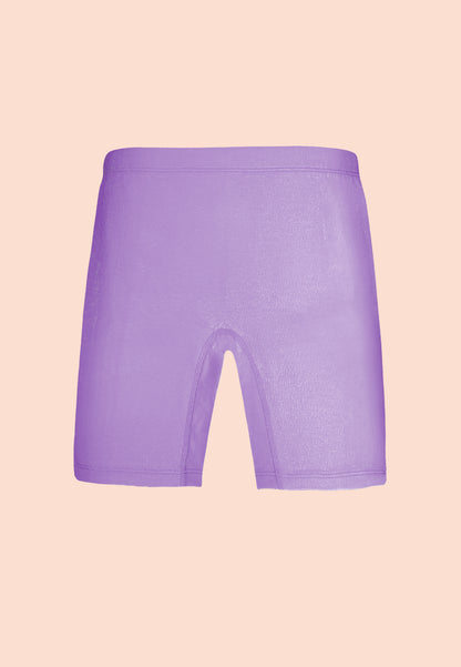 TRESNOVA Cotton Lycra Anti-microbial Finish & Smart Waistband Technology Fruits Printed Soft Cycling shorts Pack of 3 -  White, Lavender, Navy