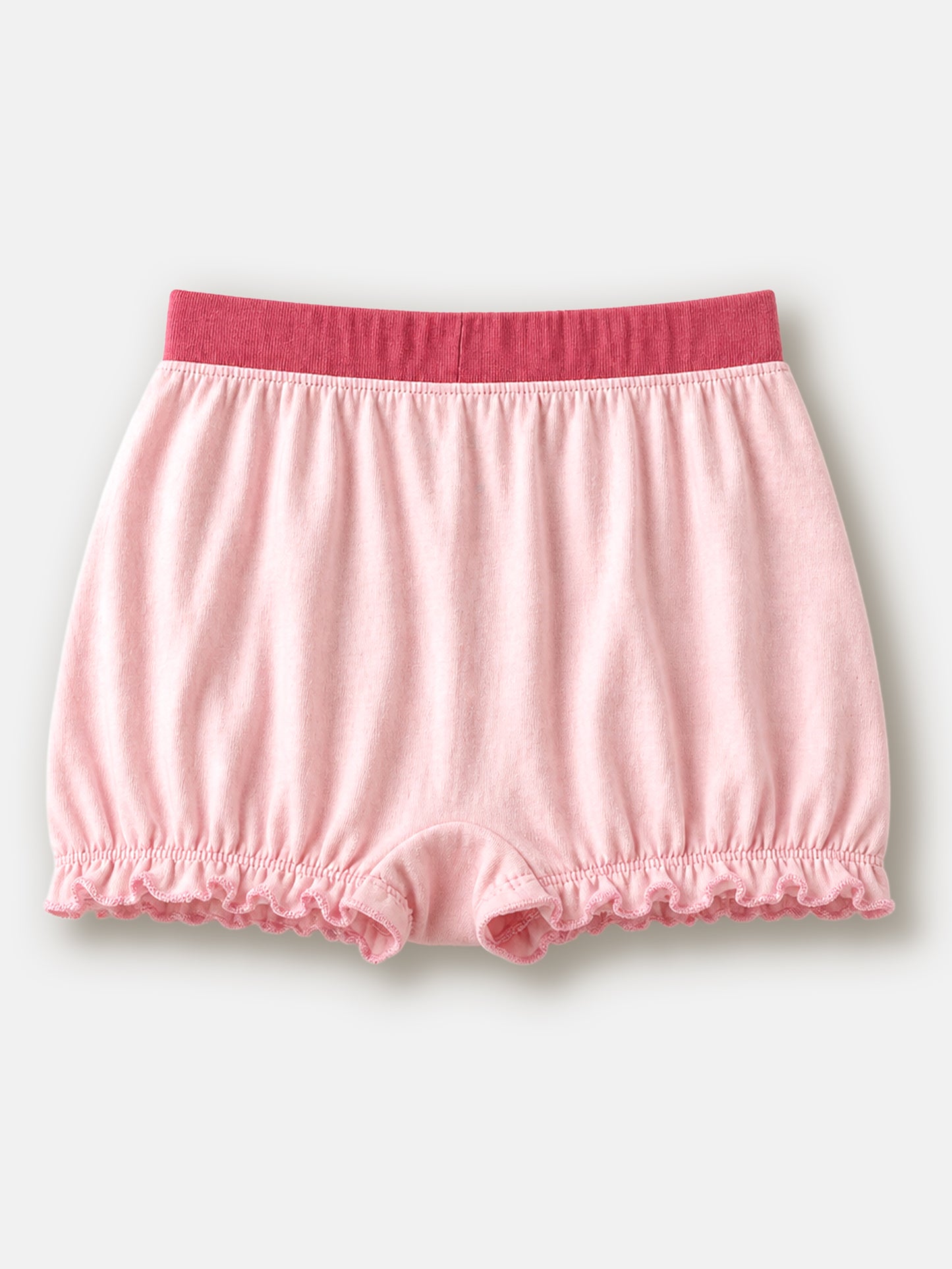 Soft Cotton Bloomer Panties For Girls ( Pack of 3) | Anti-Bacterial Kids Underwear | Ages 2-12Y Lycra Anti-microbial Finish & Smart Waistband Technology Heart Printed Soft Boxer PantiesPack of 3 - White, Red, Navy (Copy)