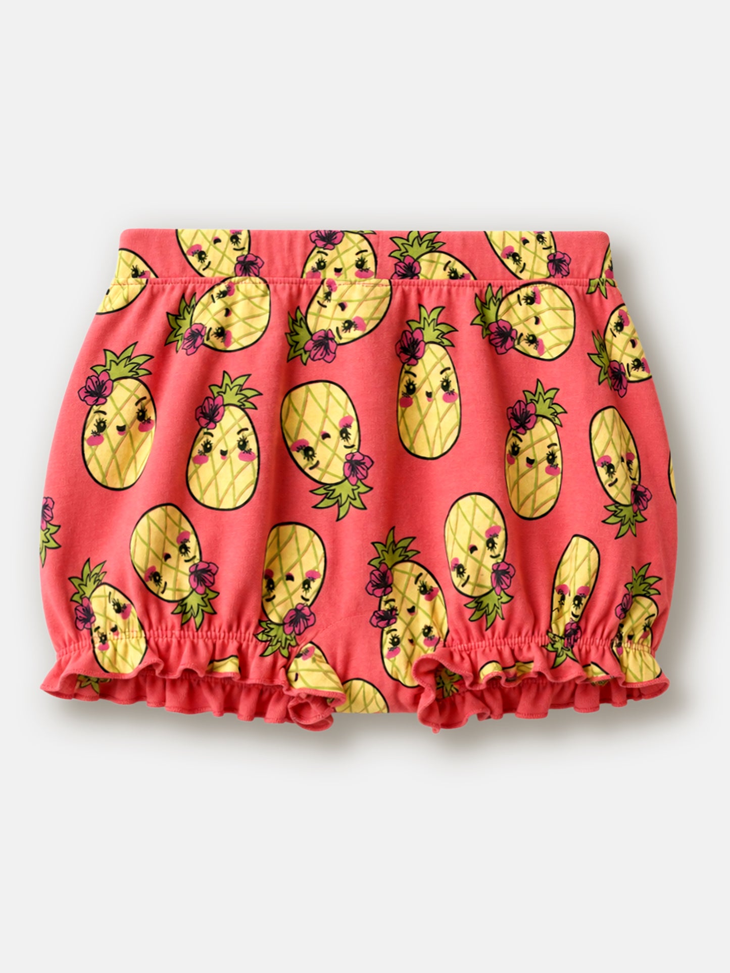 Soft Cotton Bloomer Panties For Girls ( Pack of 3) | Anti-Bacterial Kids Underwear | Ages 2-12Y Lycra Anti-microbial Finish & Smart Waistband Technology Heart Printed Soft Boxer PantiesPack of 3 - White, Red, Navy (Copy) (Copy)