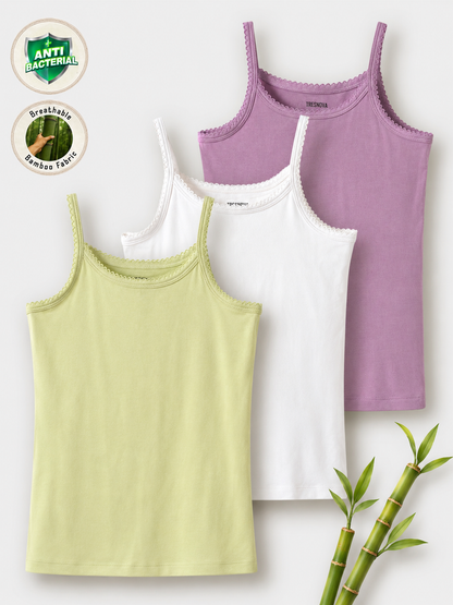 Super Soft Bamboo Camisoles-Pack of 3