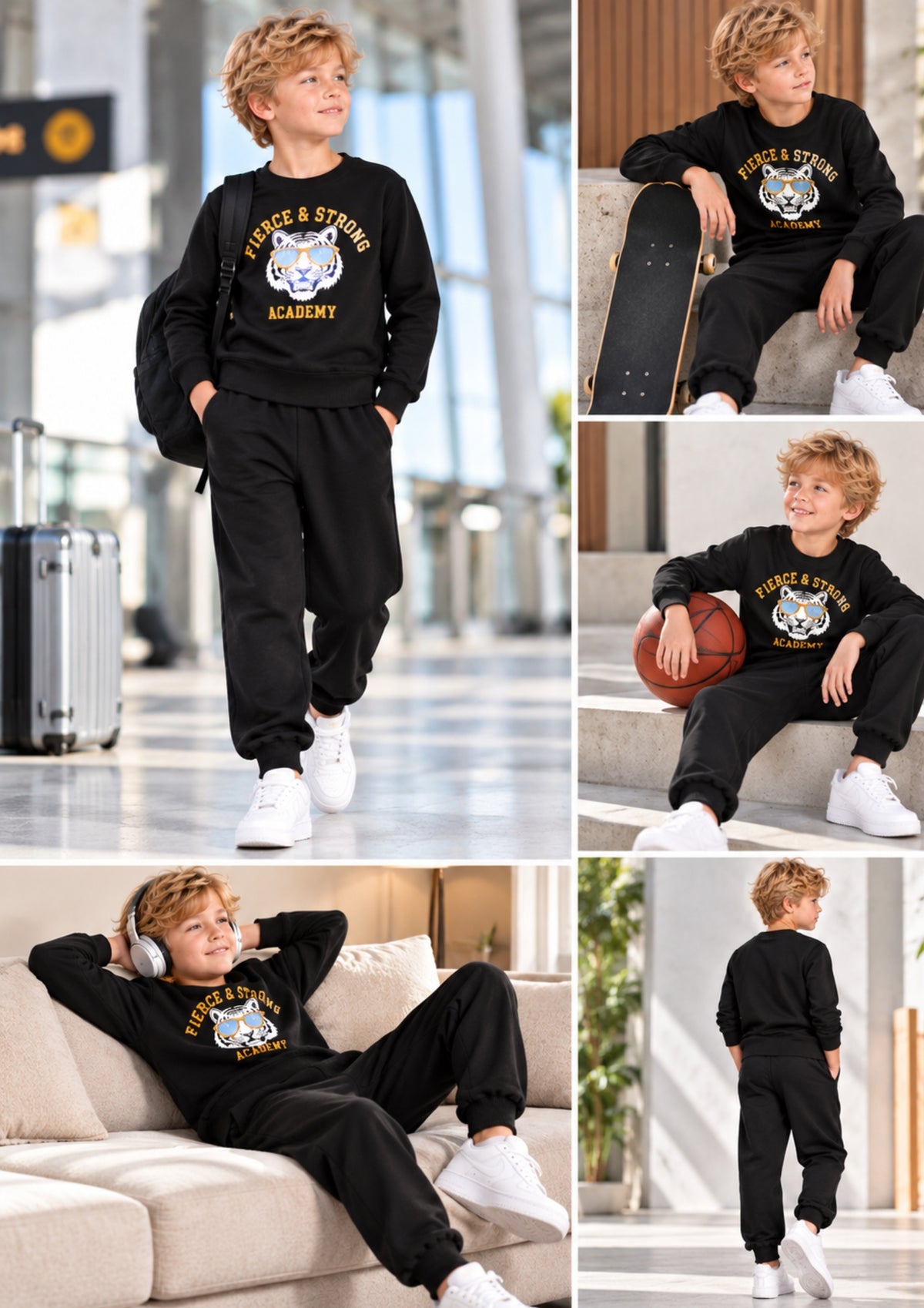 Soft Cotton Pyjama Set for Boys ( 1 Set) |  Anti-Bacterial Chemical Free Nightwear | Ages 2-16Y