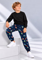 Soft Cotton Joggers for Boys ( Pack of 2) |  Anti-Bacterial Chemical Free Outerwear | Ages 2-16Y