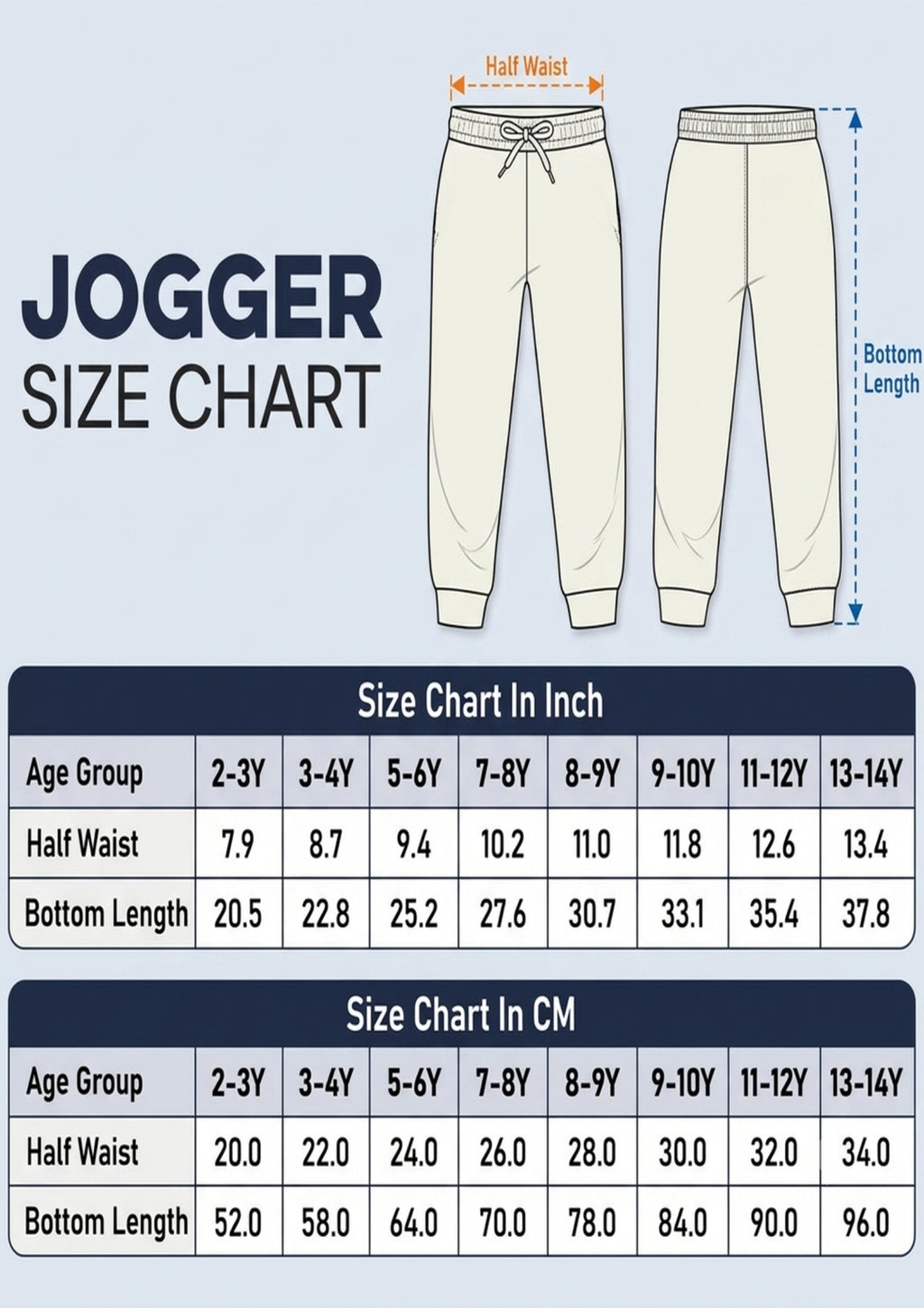Soft Cotton Joggers for Boys ( Pack of 2) |  Anti-Bacterial Chemical Free Outerwear | Ages 2-16Y