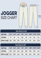 Soft Cotton Joggers for Boys ( Pack of 2) |  Anti-Bacterial Chemical Free Outerwear | Ages 2-16Y