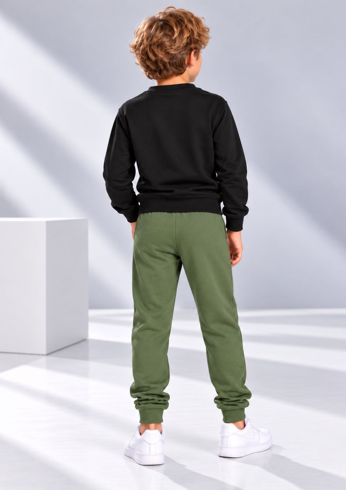Soft Cotton Joggers for Boys ( Pack of 2) |  Anti-Bacterial Chemical Free Outerwear | Ages 2-16Y