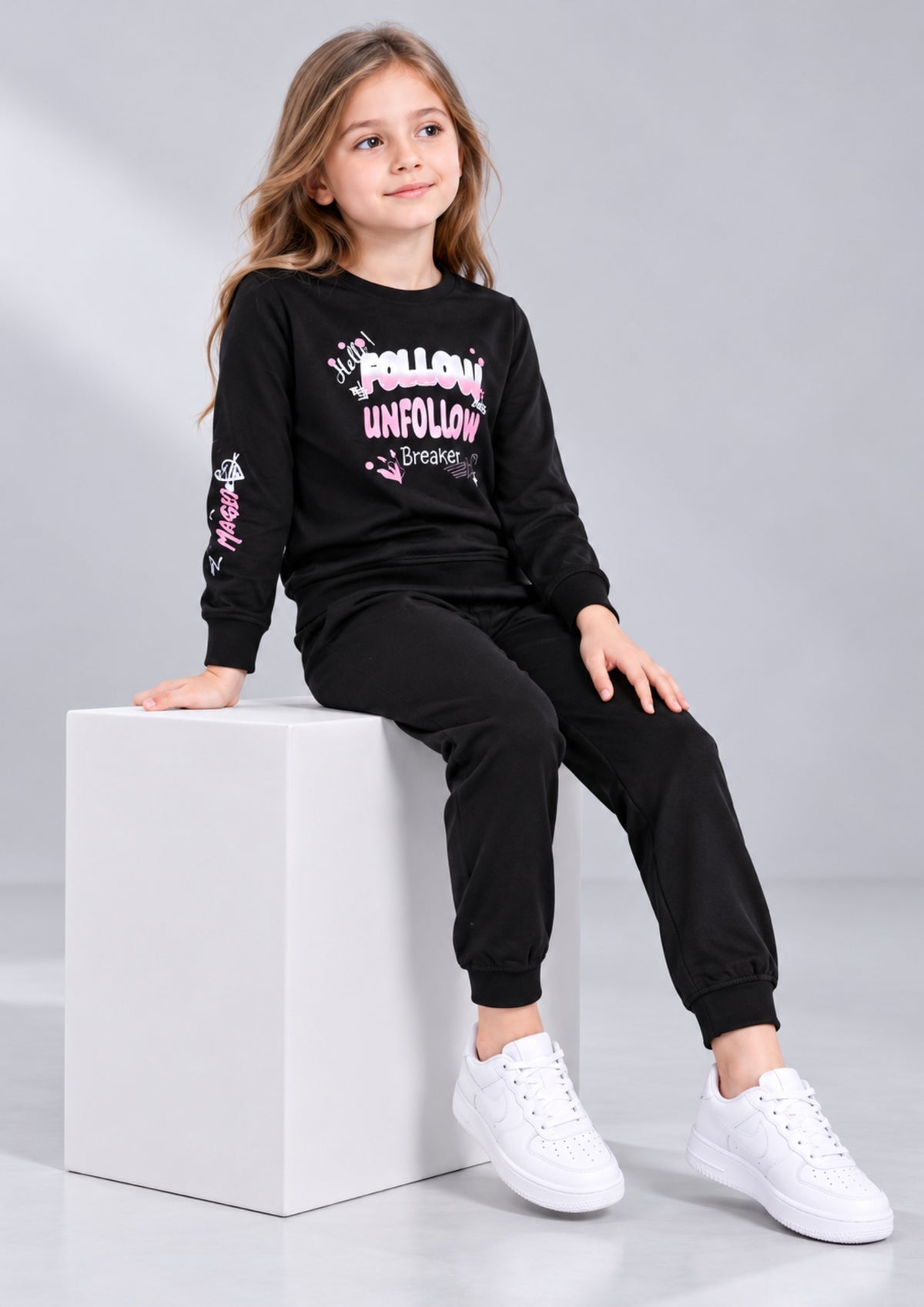Soft Cotton Pyjama Set for Girls ( 1 Set) |  Anti-Bacterial Chemical Free Nightwear | Ages 2-16Y