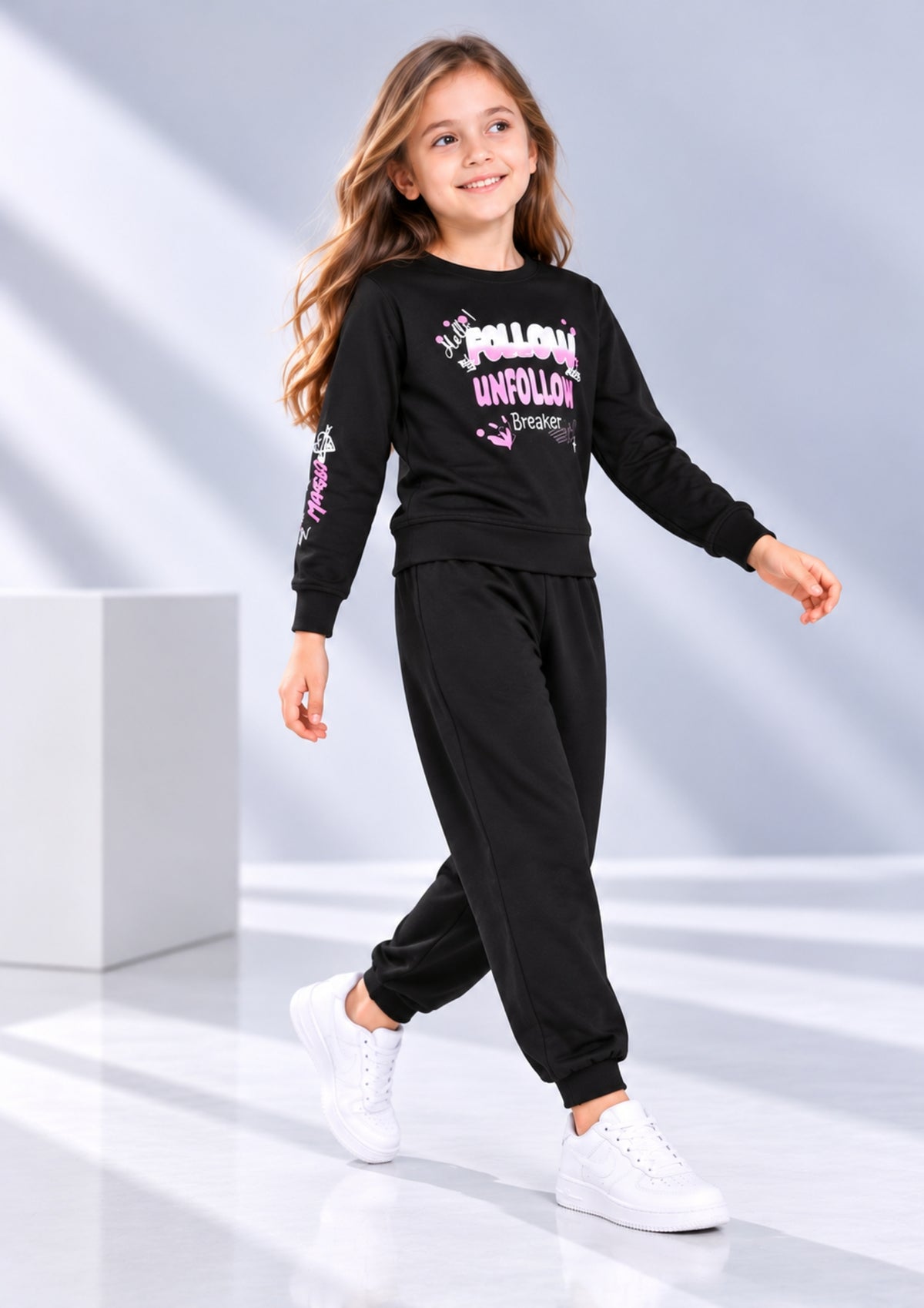 Soft Cotton Pyjama Set for Girls ( 1 Set) |  Anti-Bacterial Chemical Free Nightwear | Ages 2-16Y