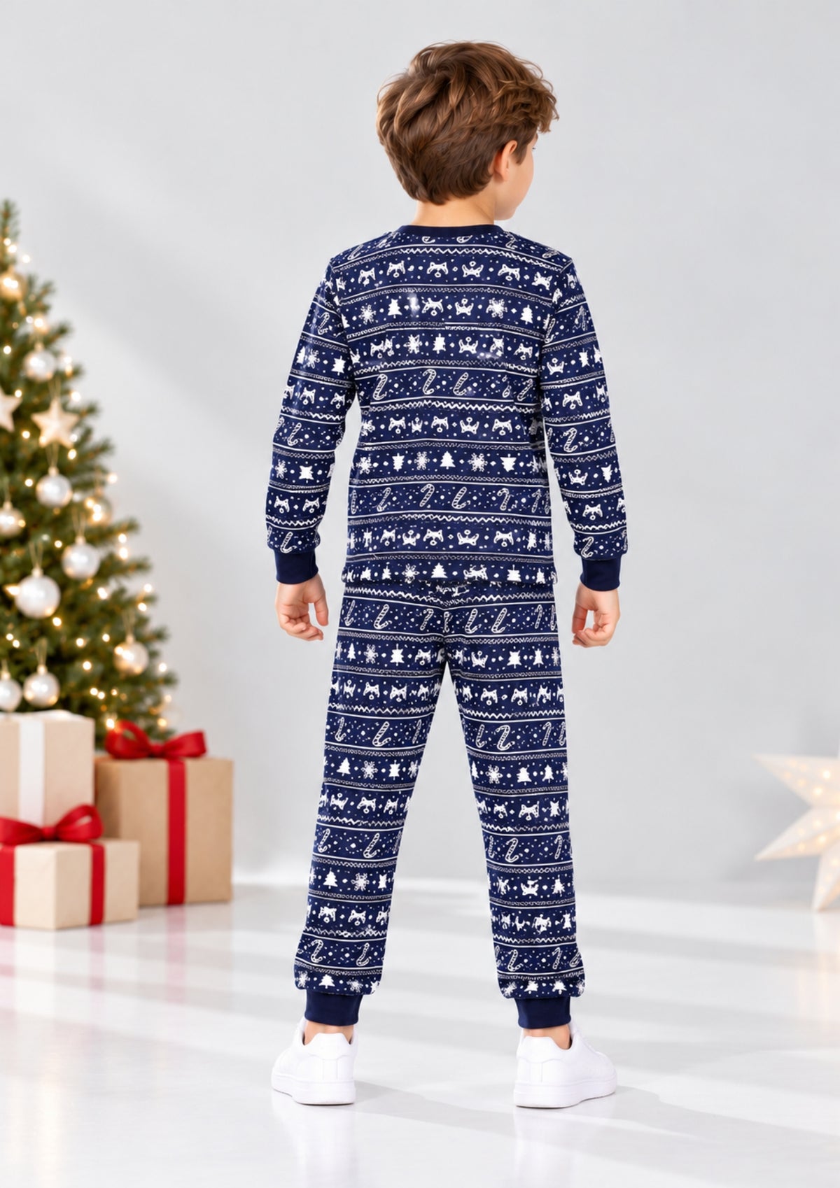Soft Cotton Pyjama Set for Boys ( 1 Set) |  Anti-Bacterial Chemical Free Nightwear | Ages 2-16Y