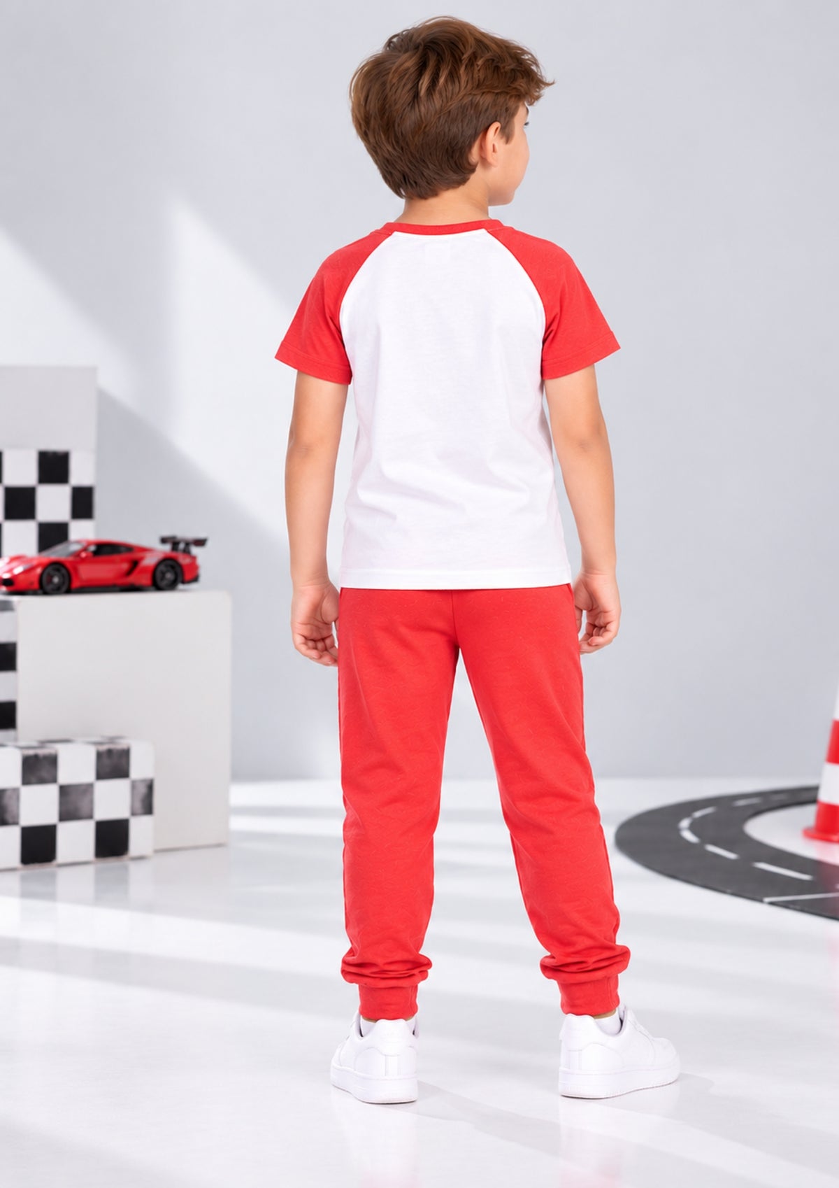 Soft Cotton Pyjama Set for Boys ( 1 Set) |  Anti-Bacterial Chemical Free Nightwear | Ages 2-16Y