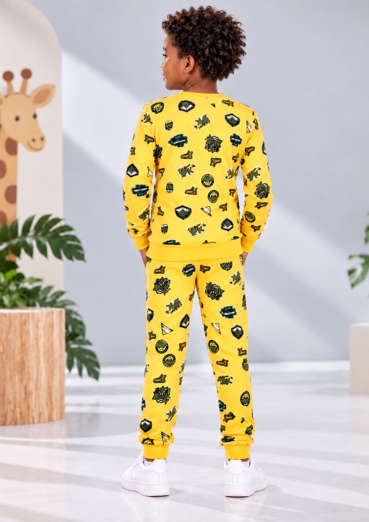 Soft Cotton Pyjama Set for Boys ( 1 Set) |  Anti-Bacterial Chemical Free Nightwear | Ages 2-16Y