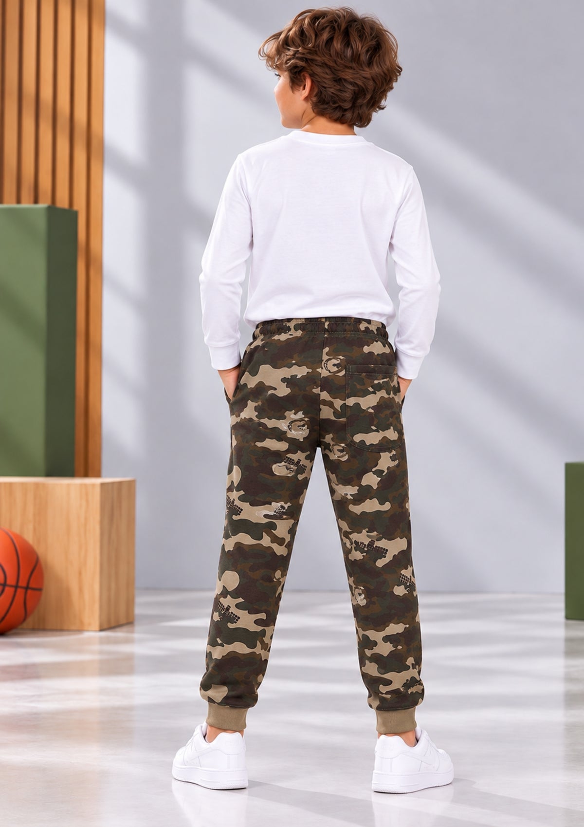 Soft Cotton Fashion Joggers for Boys |  Anti-Bacterial Chemical Free Outerwear | Ages 2-16Y