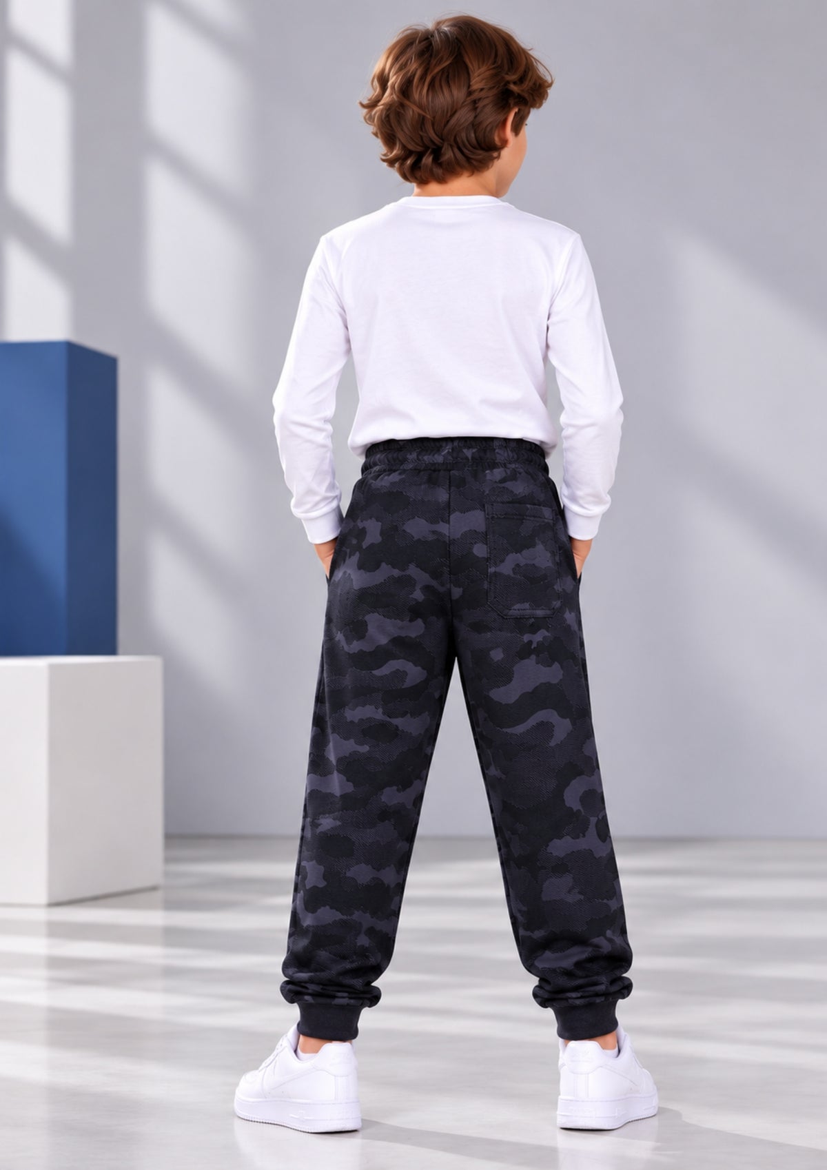 Soft Cotton Fashion Joggers for Boys |  Anti-Bacterial Chemical Free Outerwear | Ages 2-16Y