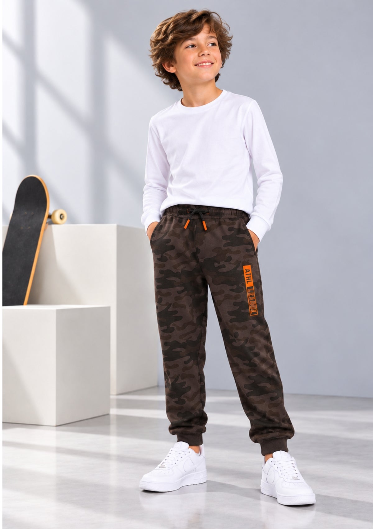 Soft Cotton Fashion Joggers for Boys |  Anti-Bacterial Chemical Free Outerwear | Ages 2-16Y