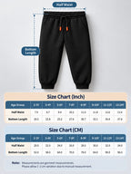 Graffiti Print Boys Joggers – Cotton Terry Lounge Pant-1 Pc, Black