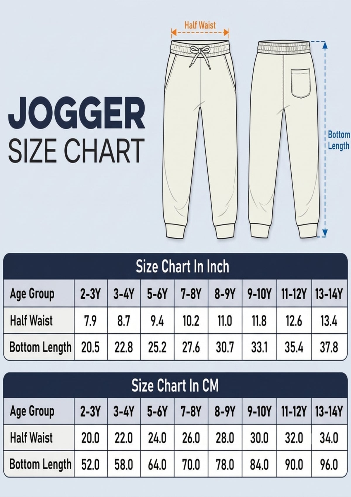 Soft Cotton Fashion Joggers for Boys |  Anti-Bacterial Chemical Free Outerwear | Ages 2-16Y