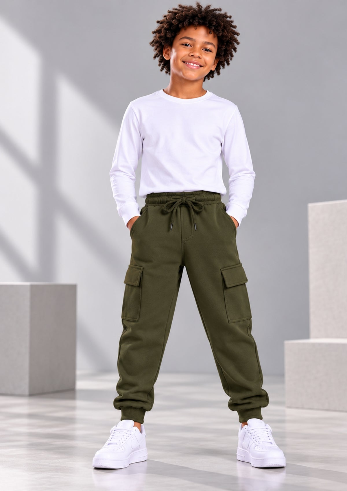 Soft Cotton Fashion Joggers for Boys |  Anti-Bacterial Chemical Free Outerwear | Ages 2-16Y