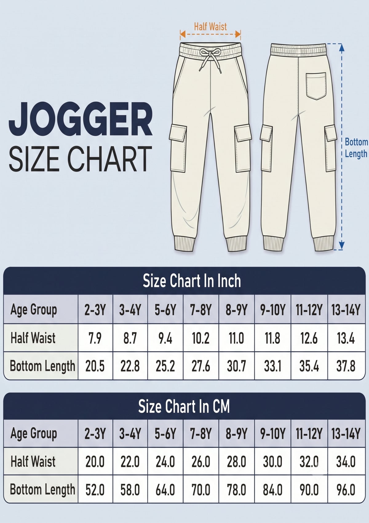 Soft Cotton Fashion Joggers for Boys |  Anti-Bacterial Chemical Free Outerwear | Ages 2-16Y