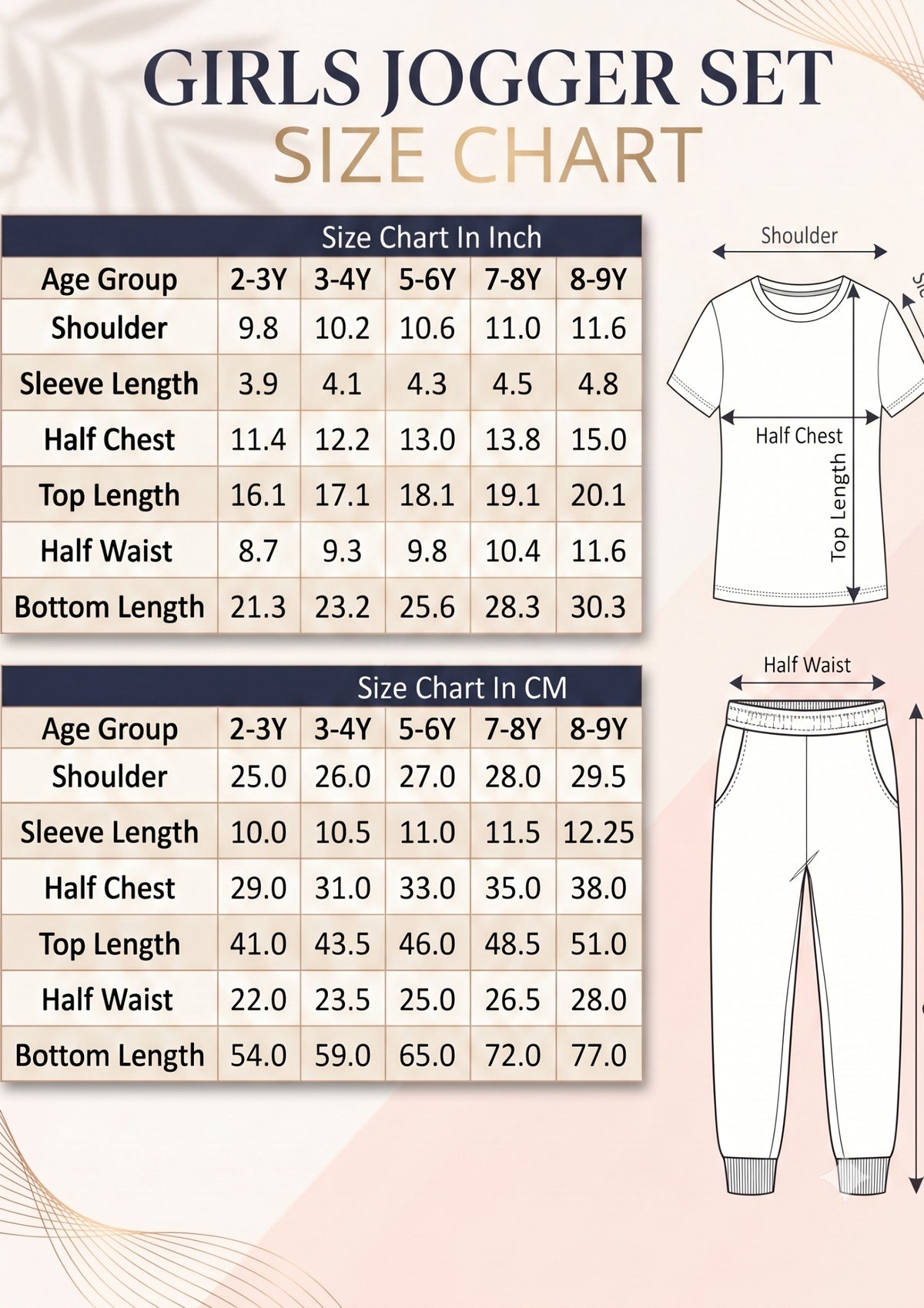 Soft Cotton Pyjama Set for Girls ( 1 Set) |  Anti-Bacterial Chemical Free Nightwear | Ages 2-16Y