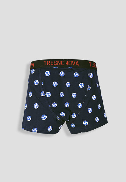 Football Print Boys Boxer Briefs – Pack of 6 (Cotton Lycra)