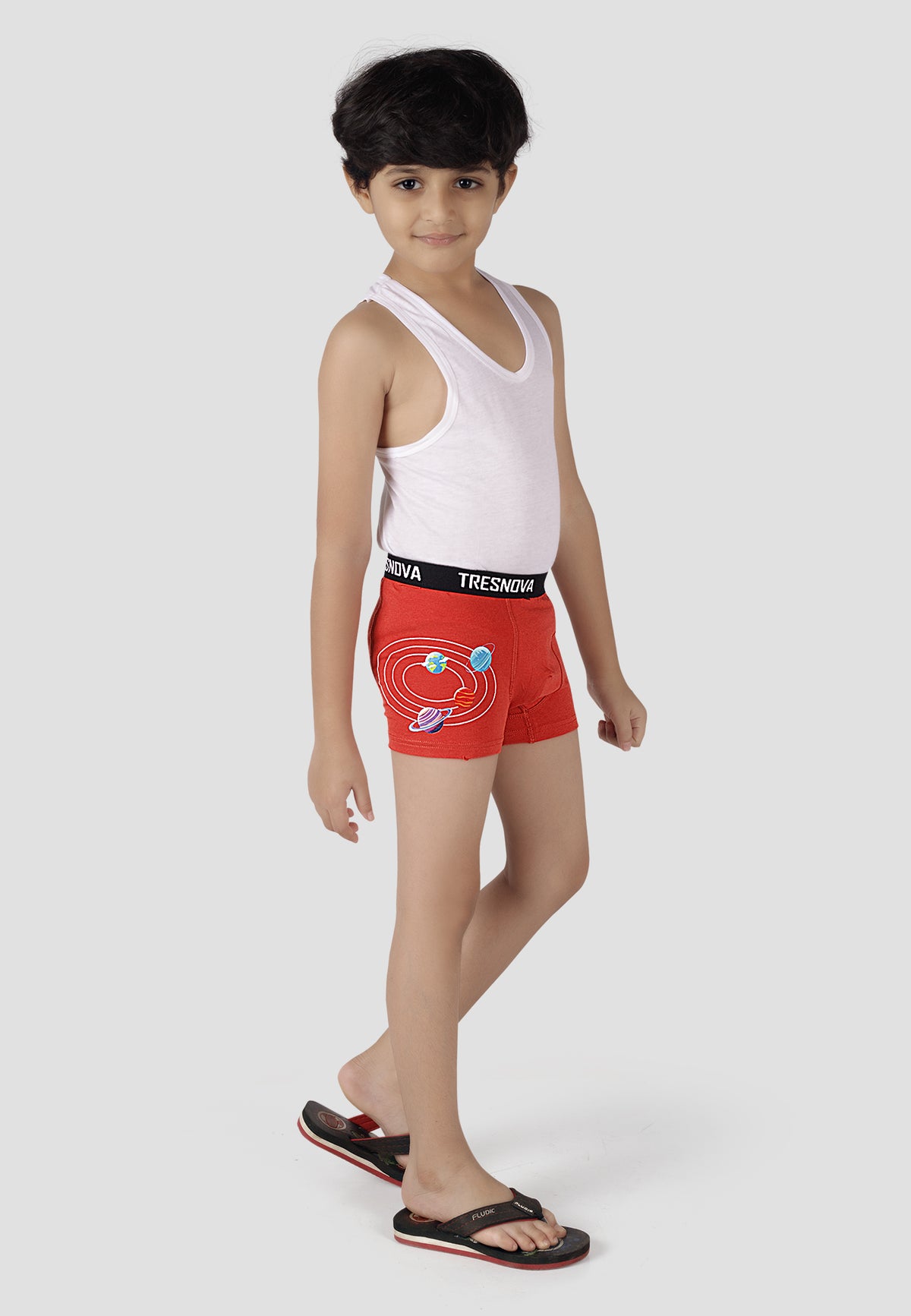 Space Print Boys Boxer Briefs – Pack of 6 (Cotton Lycra)