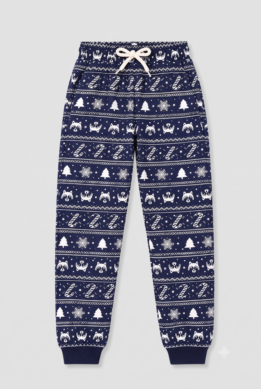 Anime Print Boys Tee & Jogger Co-ord Set – Pure Cotton, Set of 2 Navy & White