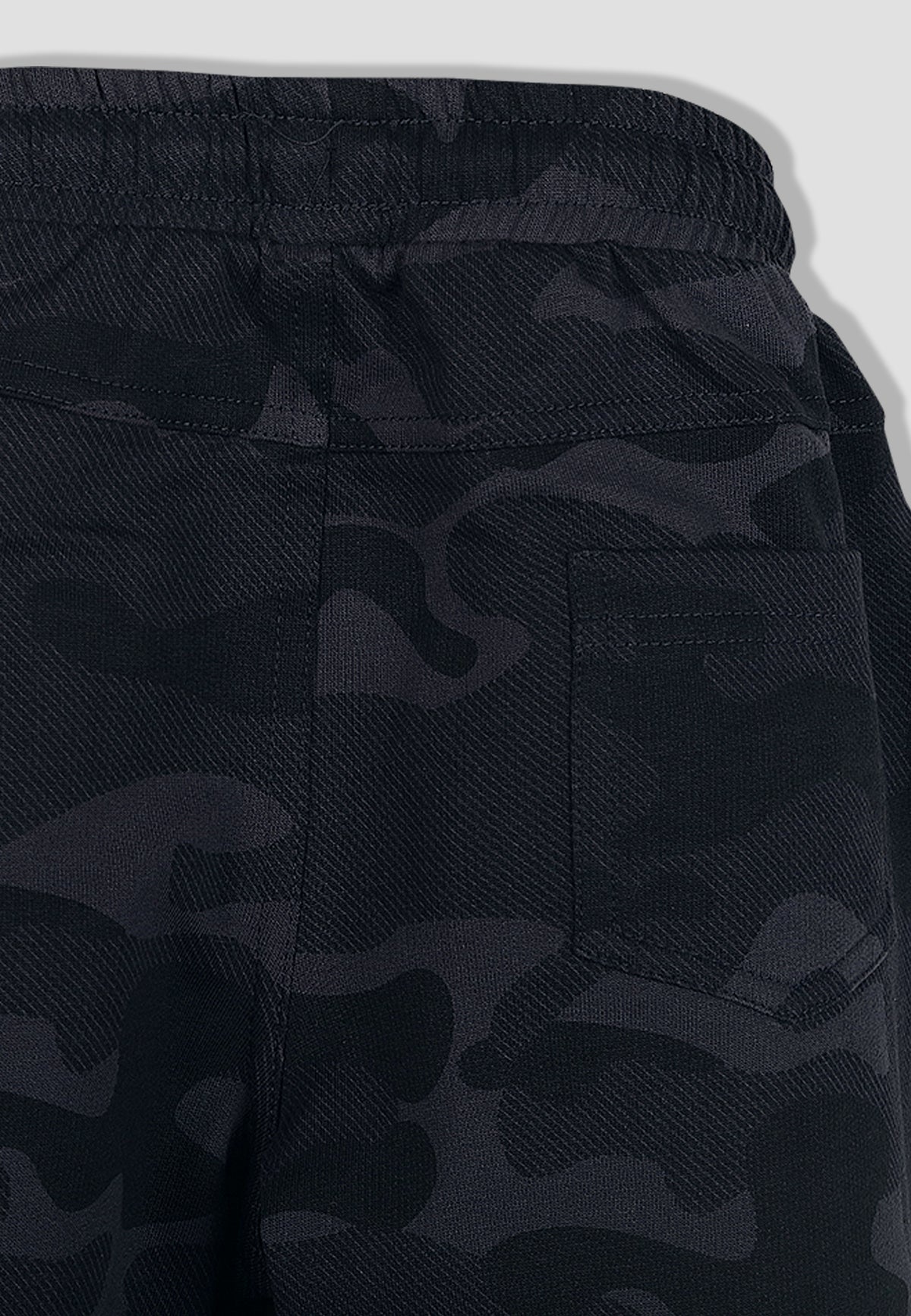 Camouflage Print Boys Joggers – Cotton Terry Lounge Pant -2 Pcs, Blue & Brown