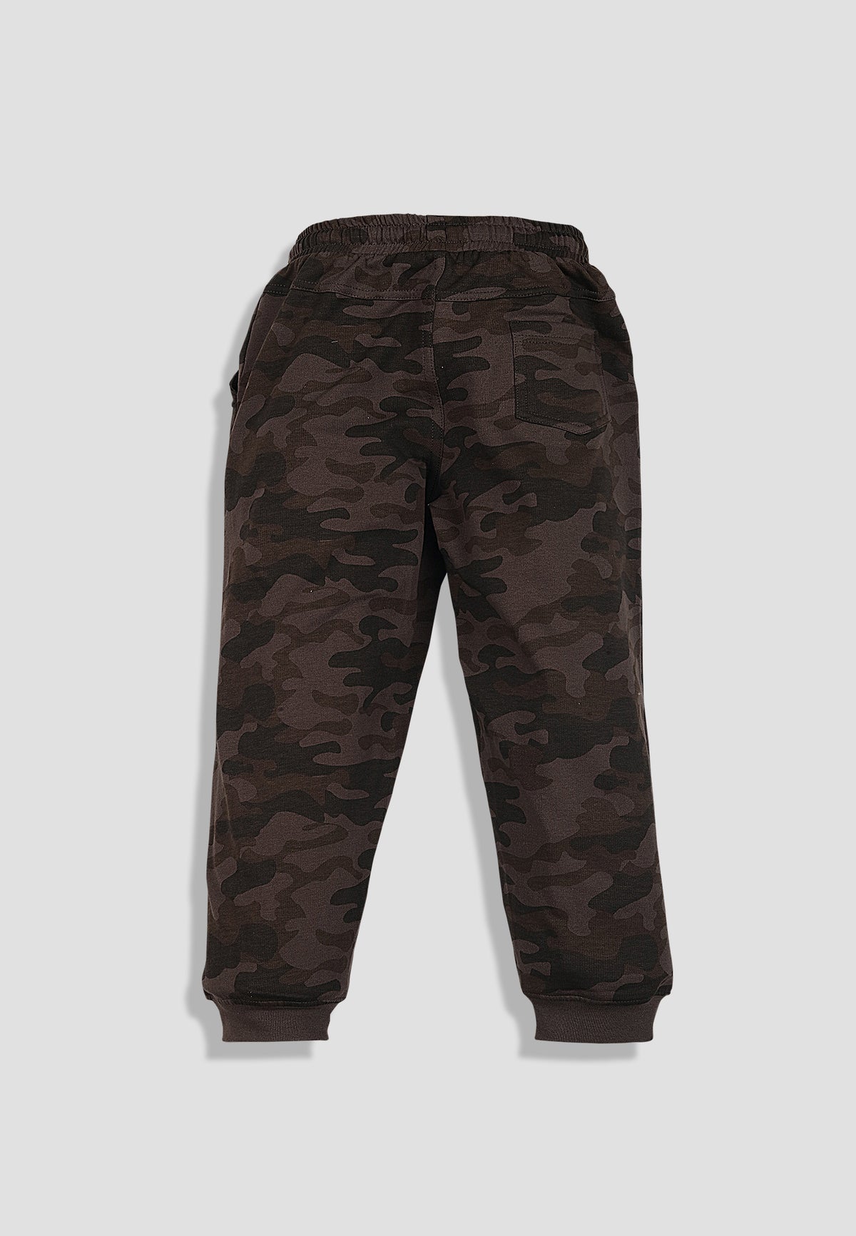 California & Brooklyn Print Boys Joggers – Cotton Terry -2 Pcs, Navy & Green