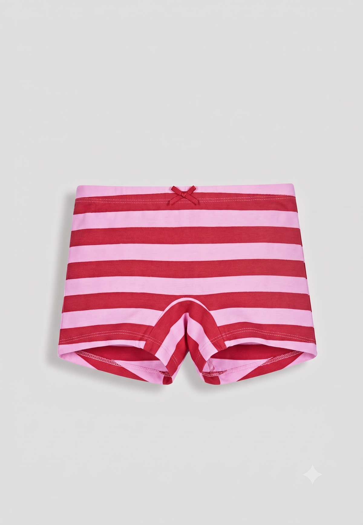 Heart Print Girls Boxer Briefs – Pack of 6 (Cotton Lycra)