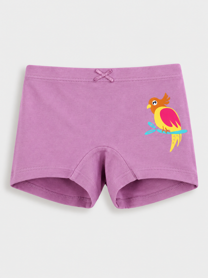 Unicorn Print Girls Boxer Briefs – Pack of 6 (Bamboo)