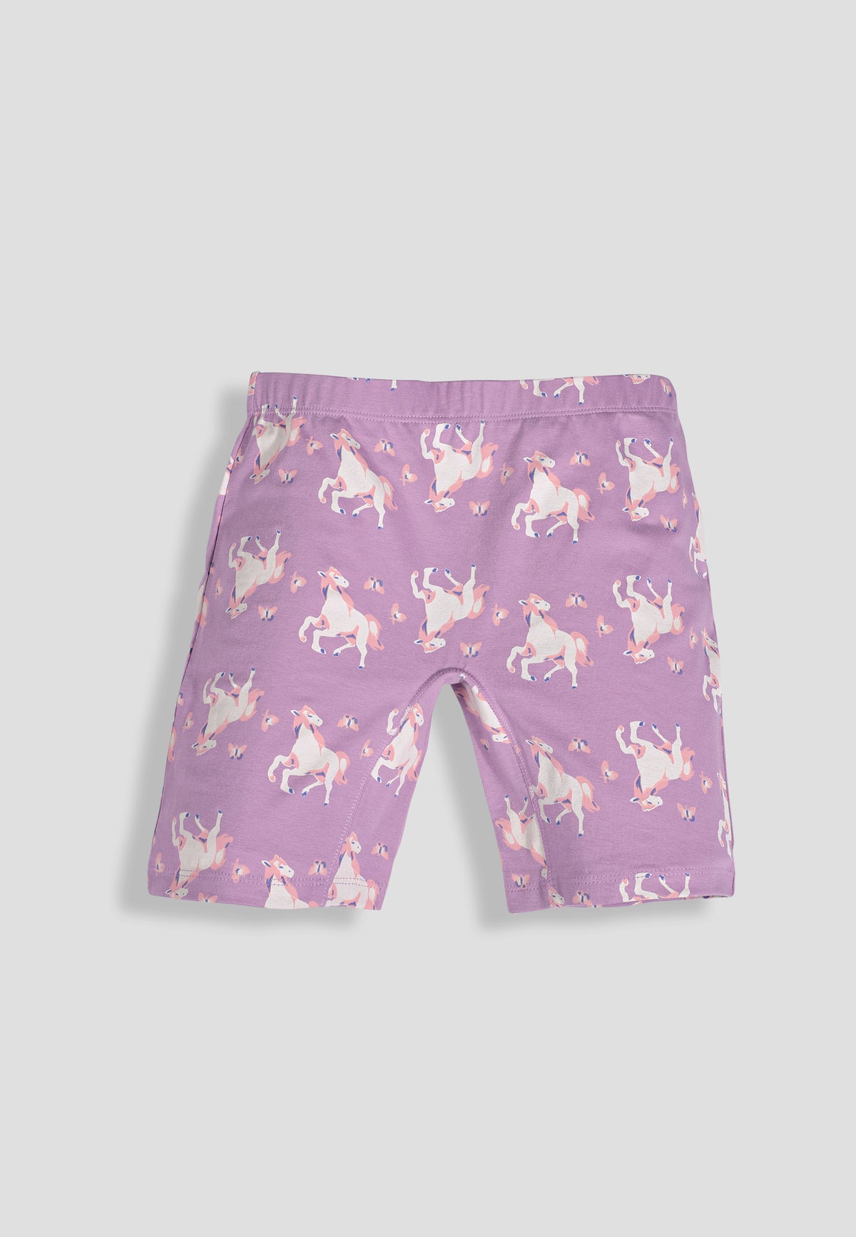 Unicorn Print Girls Cycling Shorts – Pack of 6 (Cotton Lycra)